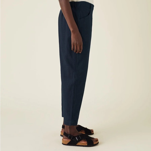 TOAST UK Alix Indigo Twill Trousers - Picture 3 of 15